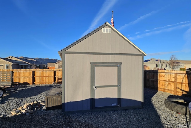 view of outbuilding