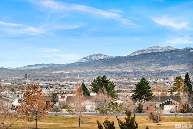 view of mountain feature