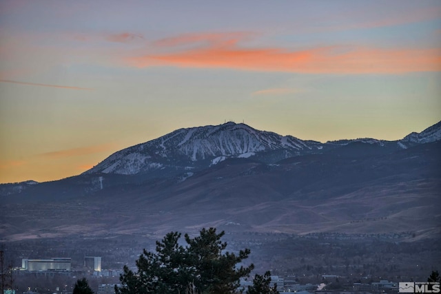 view of mountain feature