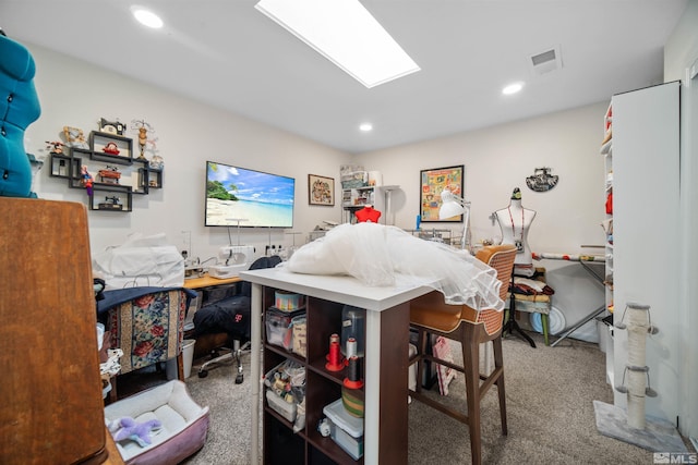 bedroom featuring carpet flooring