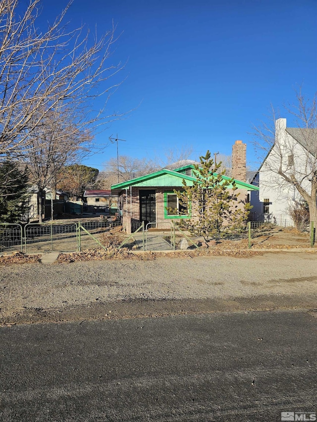 view of front of home