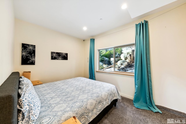 bedroom with carpet flooring