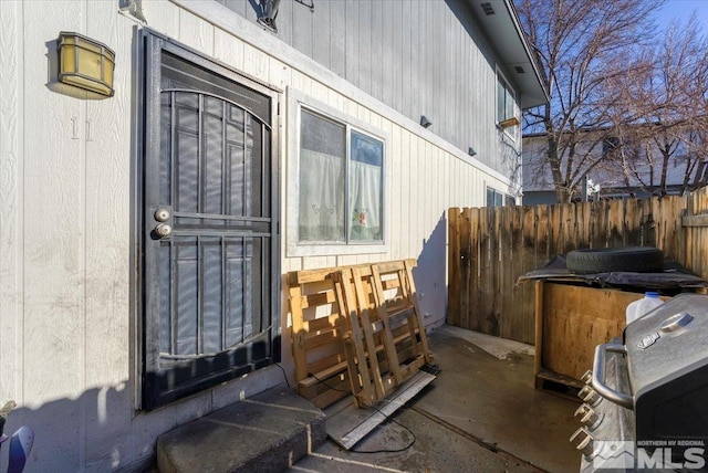 view of entrance to property