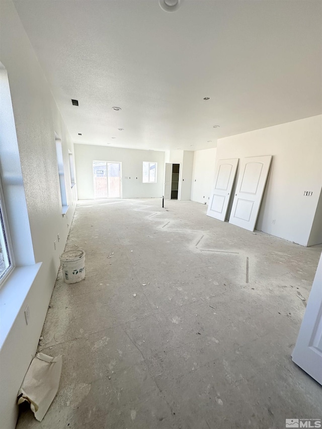 view of unfurnished living room