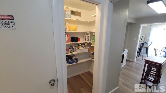 view of pantry