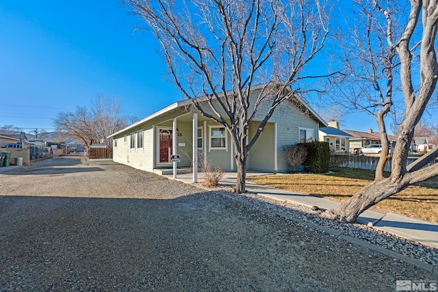 view of ranch-style house