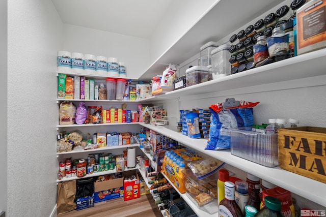 view of pantry