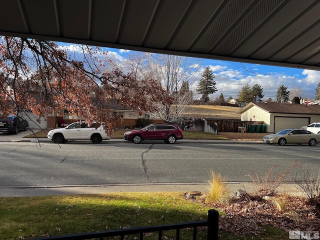 view of street