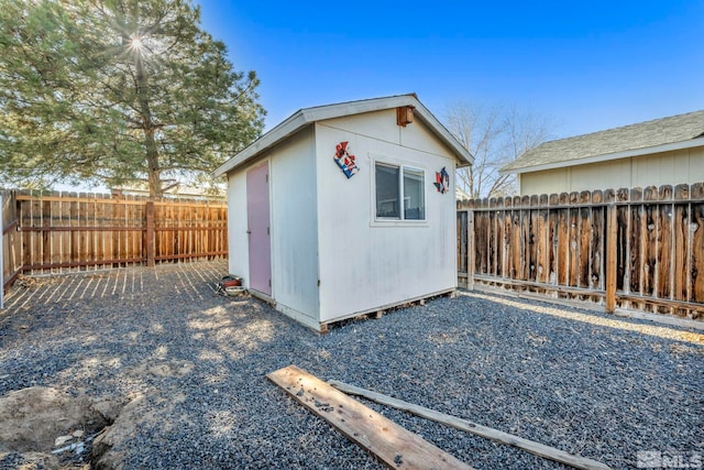 view of outbuilding