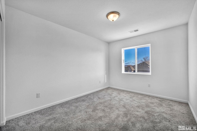 spare room with carpet floors