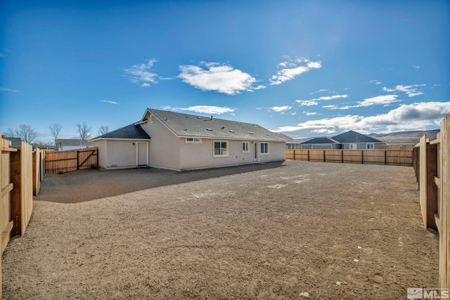 view of back of property