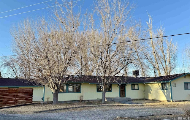 view of ranch-style home