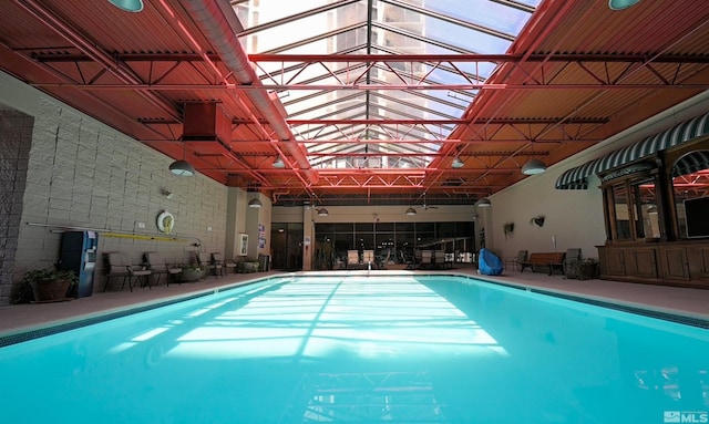 view of pool