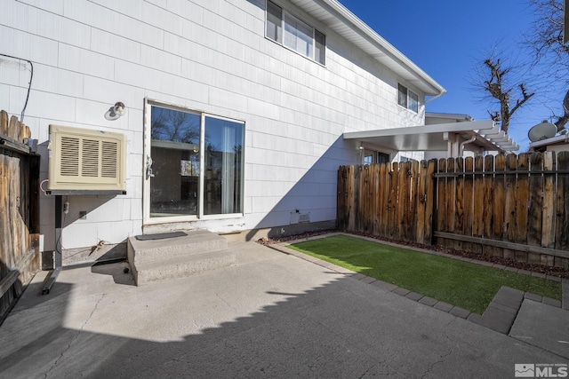 rear view of house featuring a patio area