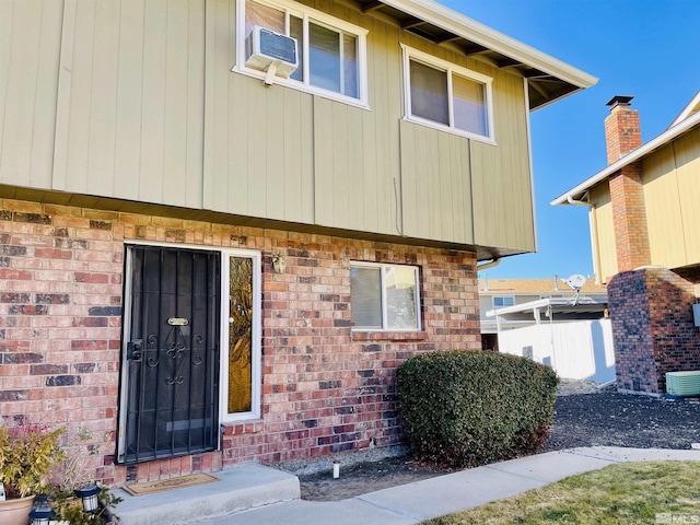 exterior space with central AC unit