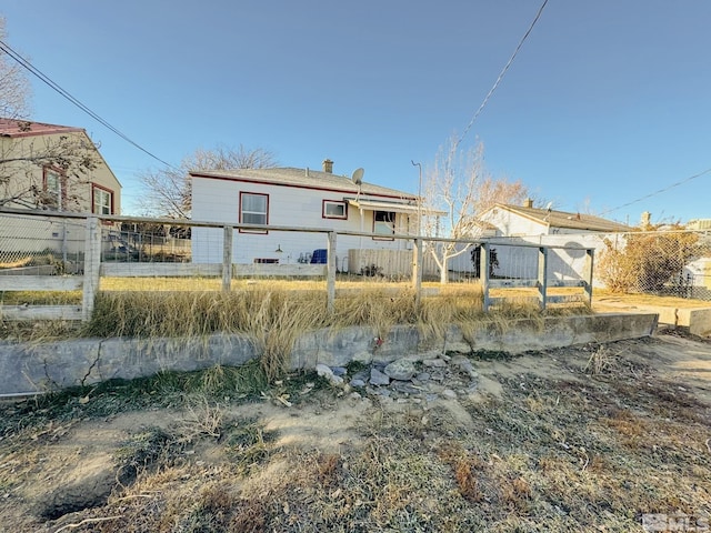 view of rear view of property