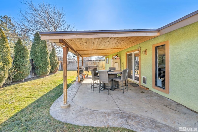 view of patio