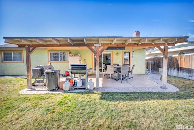 view of patio / terrace with grilling area