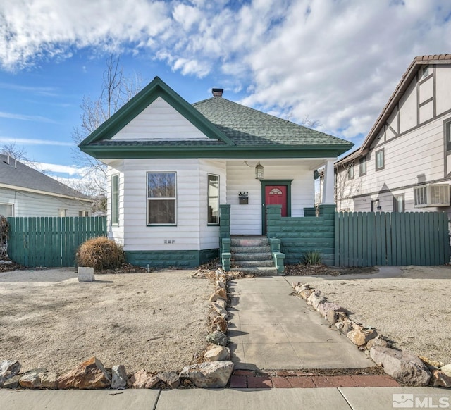 view of front of home with a porch