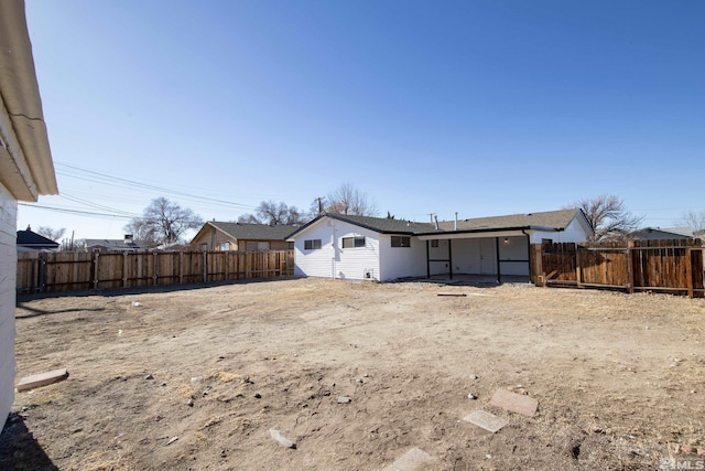 view of rear view of property