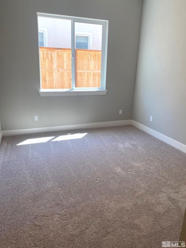 empty room with carpet flooring