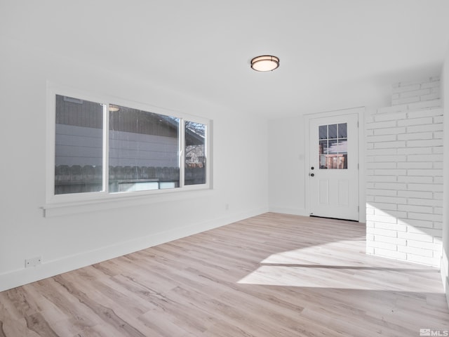 interior space featuring light hardwood / wood-style floors