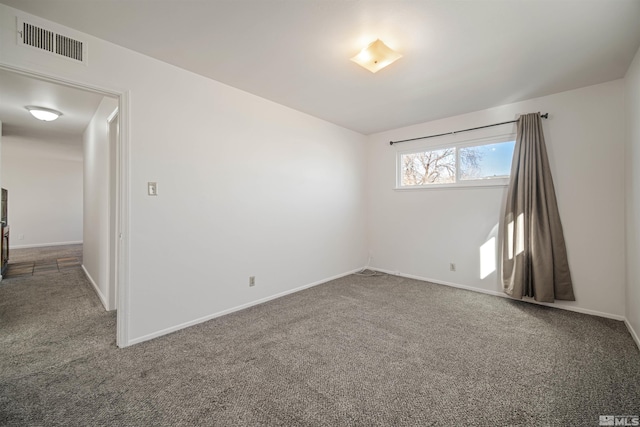 empty room with carpet floors