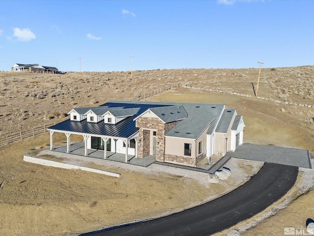 exterior space featuring a porch