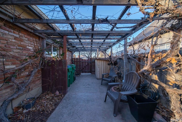 view of patio