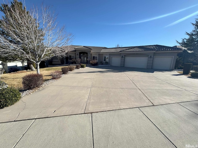 ranch-style house with a garage