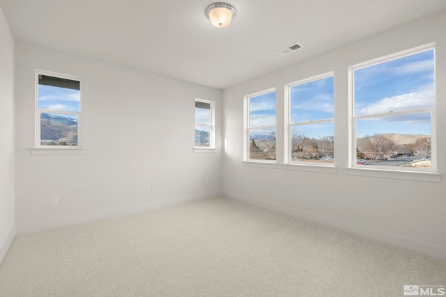 empty room with carpet flooring