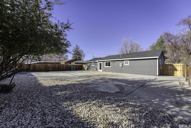 view of side of home featuring a patio