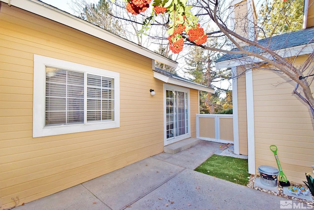 exterior space featuring a patio area