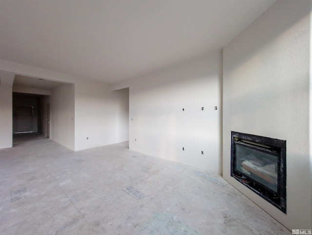 view of unfurnished living room