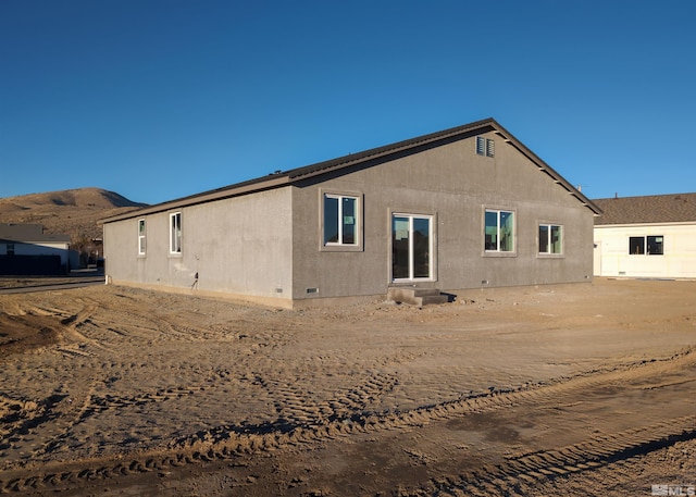 view of rear view of property