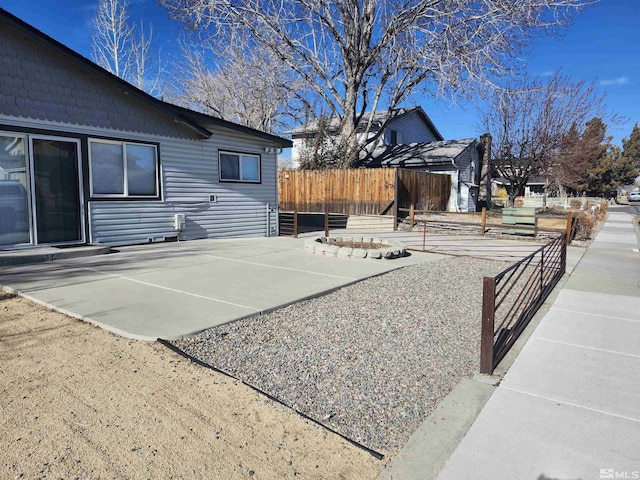 exterior space with a patio