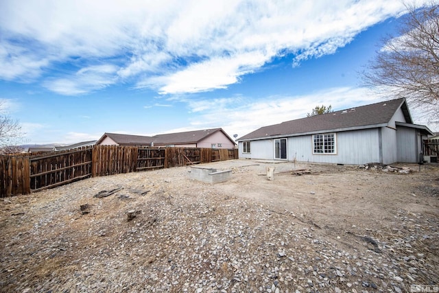 view of rear view of property