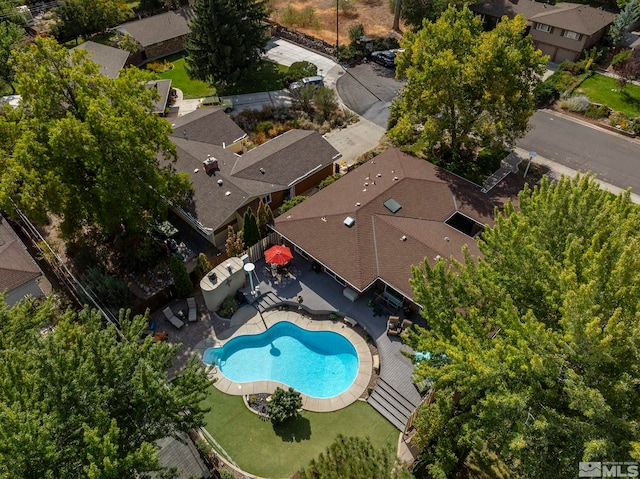 drone / aerial view