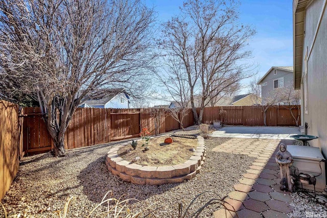 view of yard with a patio