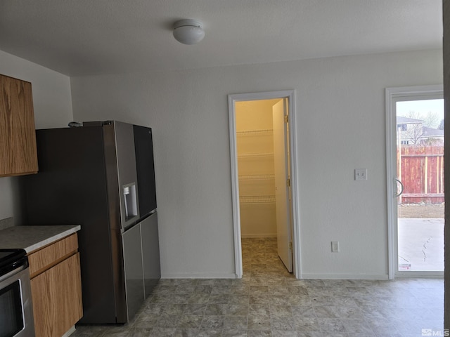 kitchen with stainless steel appliances