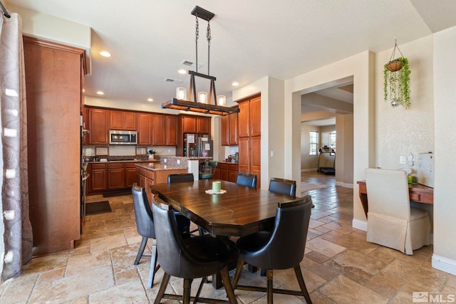 view of dining room