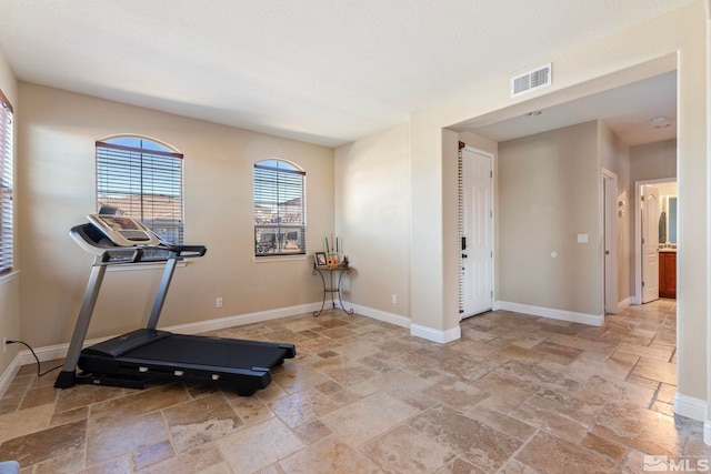 view of exercise room