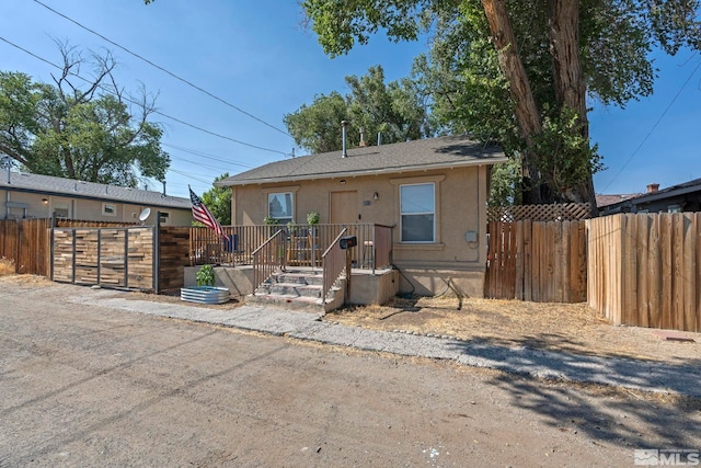 view of bungalow-style home