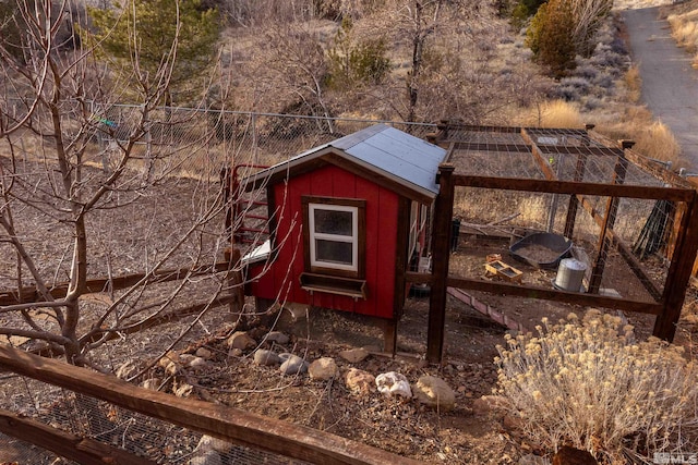 view of outbuilding