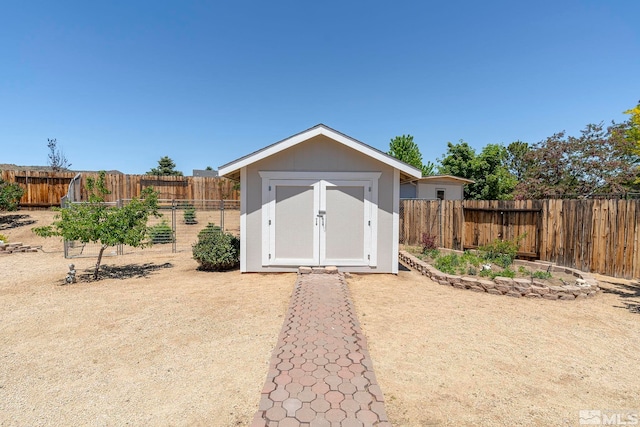 view of outbuilding