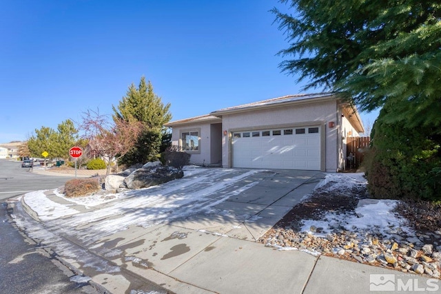 ranch-style house with a garage