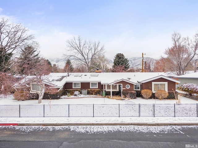 view of ranch-style house