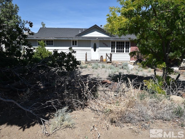 view of ranch-style home