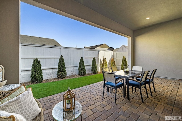 view of patio / terrace