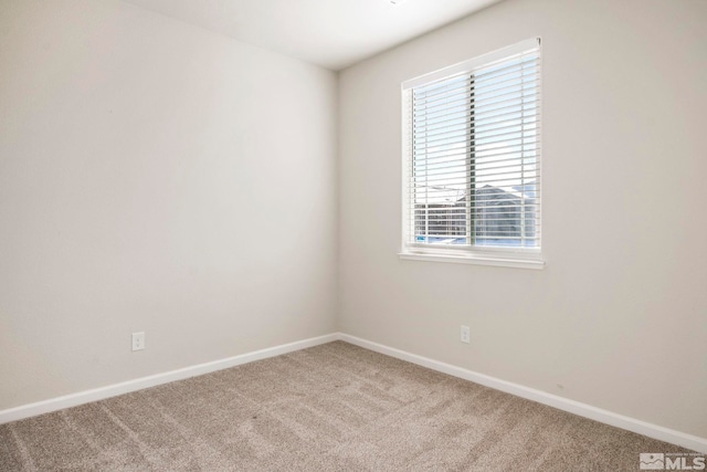 empty room featuring carpet floors